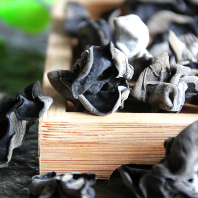 丁家农品 秦岭野生黑木耳新货 无根珍珠小黑木耳干货 250克 包邮