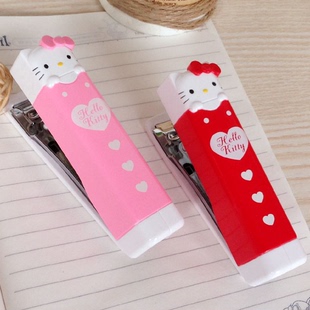 hello kitty 凯蒂猫 订书机 迷你订书器 卡通可爱订书器小钉 新款