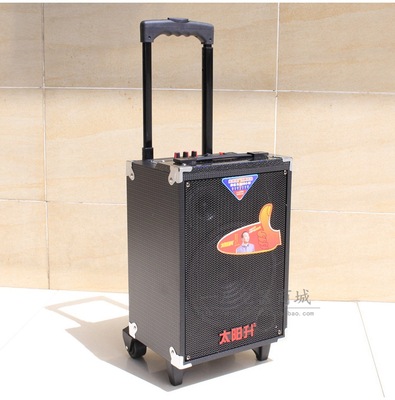 太阳升463s-16 8寸锂电拉杆音响插卡大功率电瓶广场舞音箱东方红