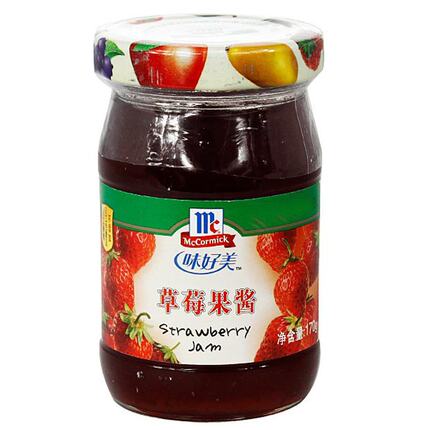 味好美草莓果酱355g*6瓶组合装三明治土司面包蘸酱烘焙原料_7折现价65