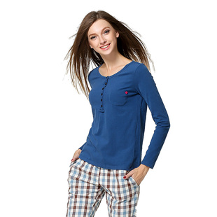 淘宝特卖 女装/女士精品 t恤 > saunp三爱优品2016秋装新款全棉百搭