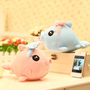 方熊 精品娃娃 小金鱼 鱼儿 接吻鱼公仔 小号婚庆礼品