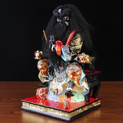 包邮 法主公神像 张圣法主圣君 张公 都天圣君爷 12/16英寸