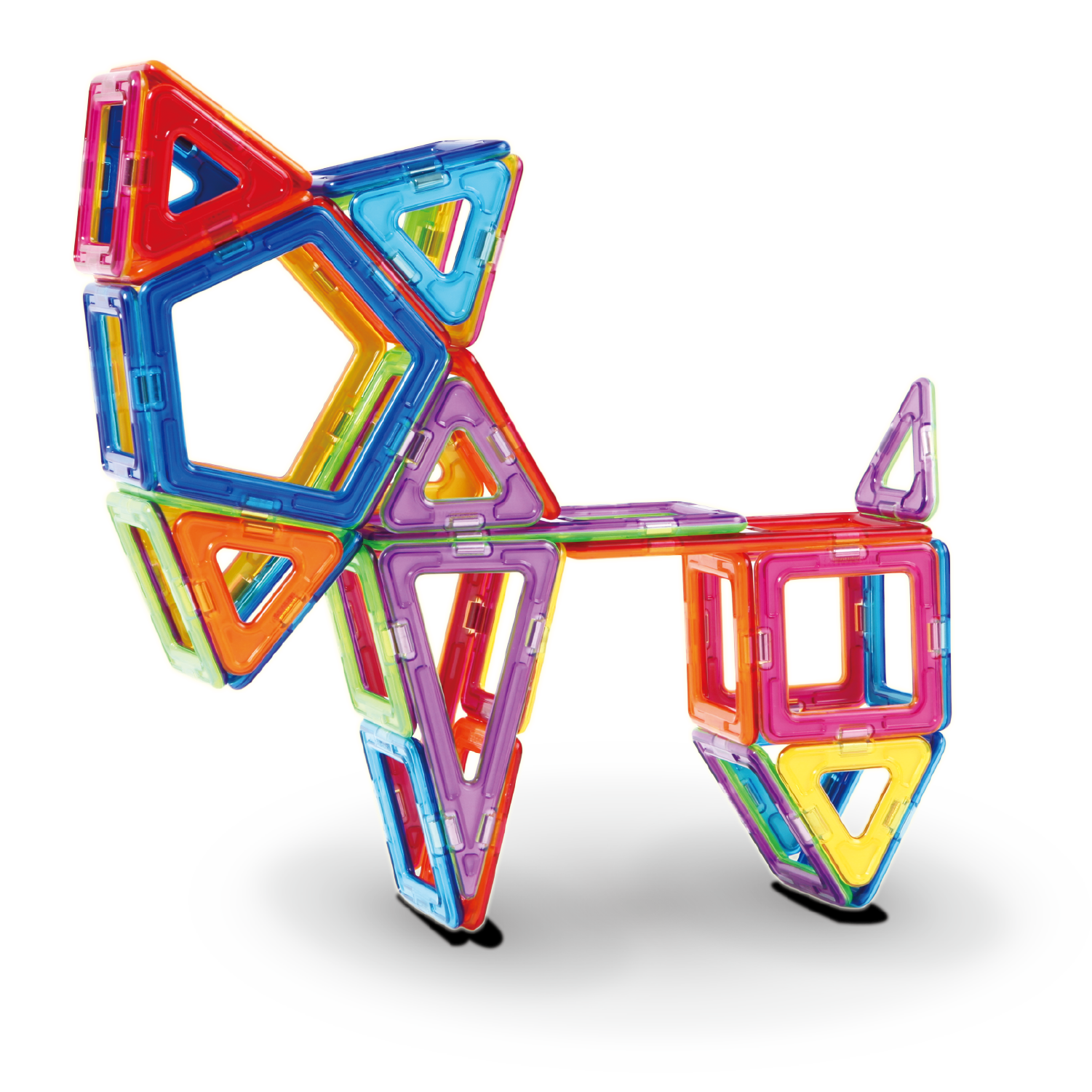 【现货】magformers麦格弗磁力片积木磁铁益智儿童玩具创意60片