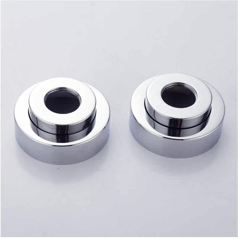 6分全铜加大可调节水龙头装饰盖 弯角 加高淋浴花洒装饰盖 遮羞盖