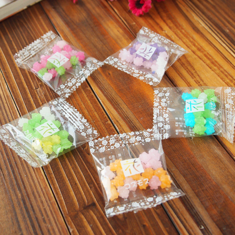 和趣屋日本金平糖樱花/紫藤/蒲公英/大波斯菊/八仙花5种各一袋177