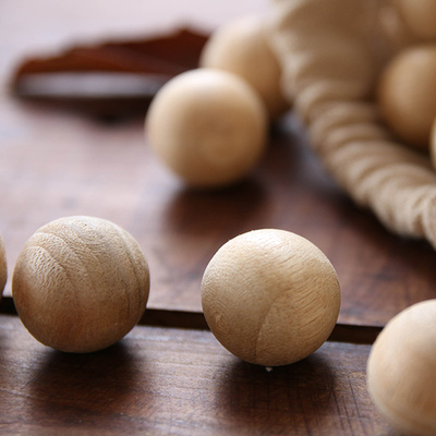 艺之初 天然纯香樟木球防蛀放潮湿 衣柜防虫防霉老樟木丸一袋入