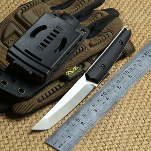 小刀 迪科尔日式必杀小直刀 vg10钢刀户外工具小刀具 日本风格迷你