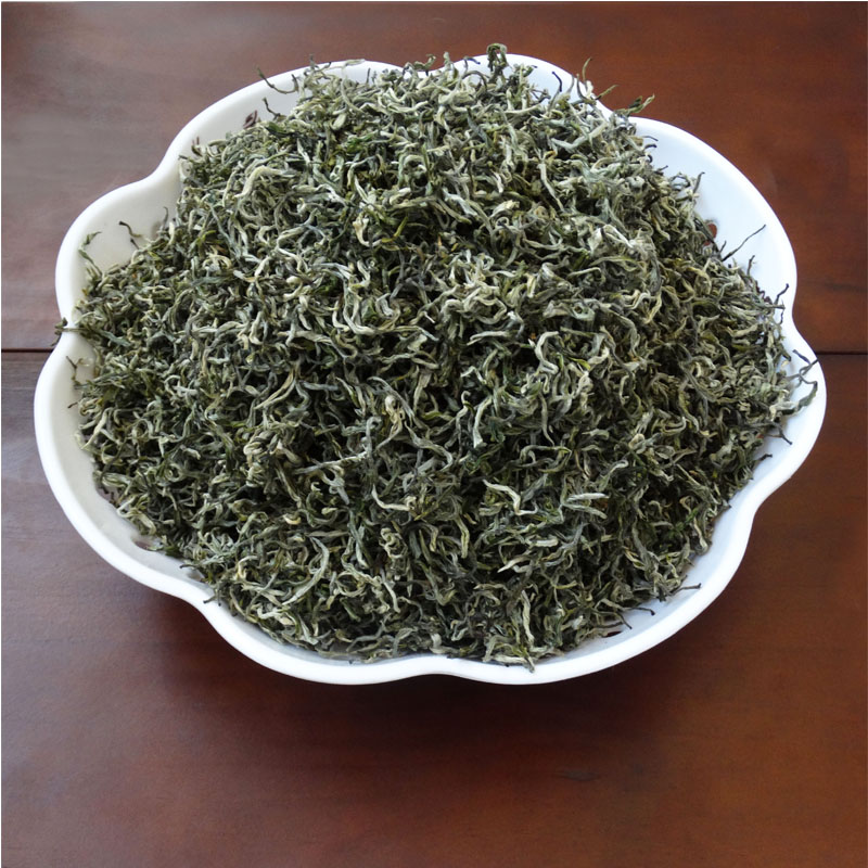 綠茶碧螺春茶2017新春尖茶雲南特級銀絲毛尖茶葉醇正散裝500g包郵