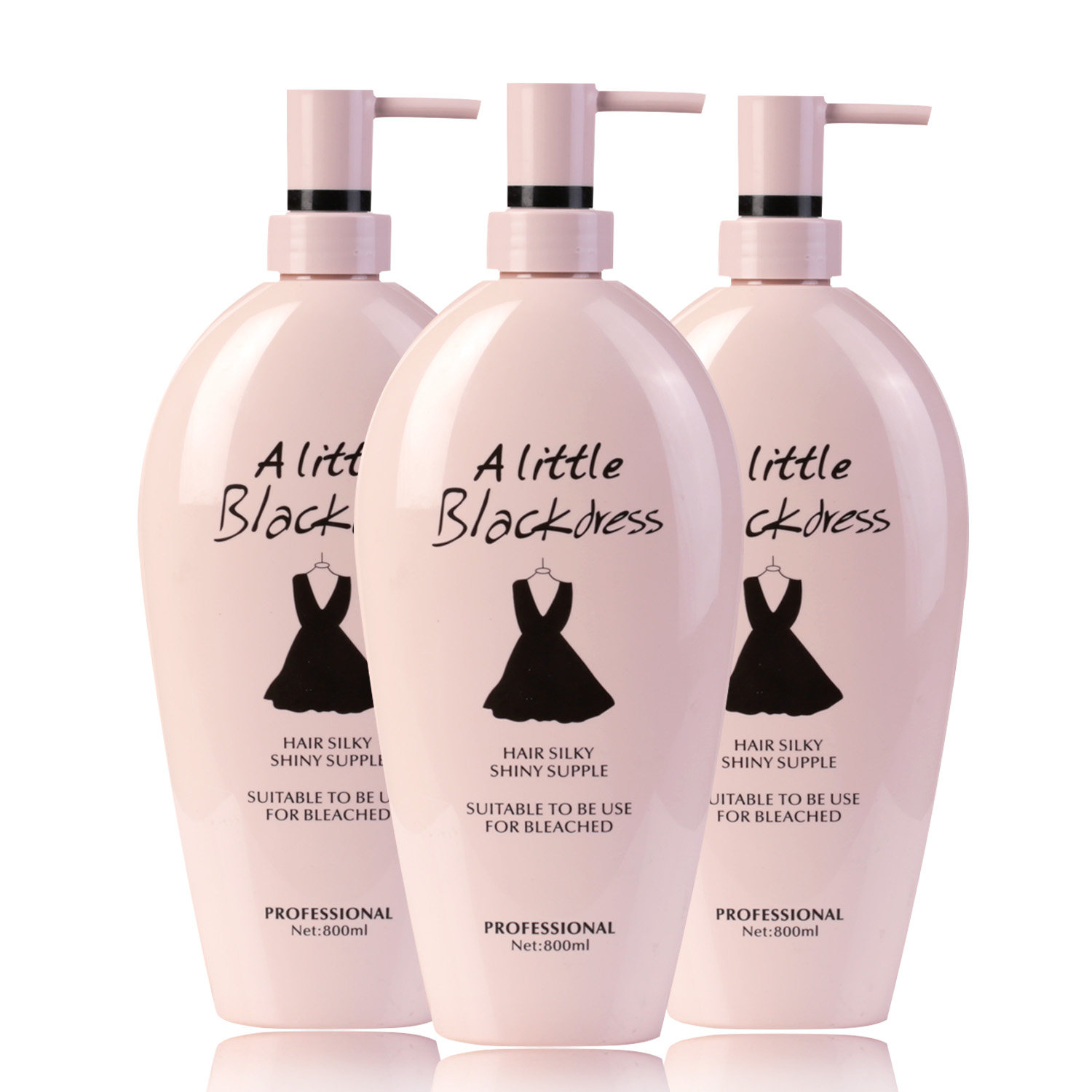 释我小黑裙洗发水洗护套装香水无硅油洗发水沐浴露正品三件套