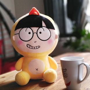 婚庆小鸡公仔毛绒玩具变身小明抱枕儿童玩偶布娃娃生日礼物送女生