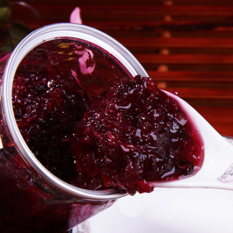 云南特产 大理特产 厂家直供 玫瑰酱 玫瑰花糖400克 2瓶多省包邮