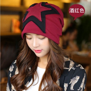 帽子女秋冬韩版休闲百搭套头帽女围脖包头帽头巾帽潮化疗帽月子帽