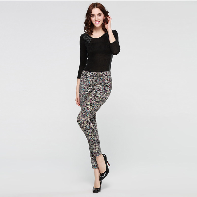 munsell/蒙赛尔棉裤清仓冬 羊毛裤女中厚 提臀薄款保暖修身打底裤