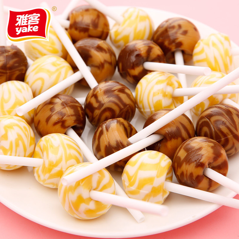 雅客天天棒糖果萌宠泰迪 袋装儿童生日礼物休闲零食棒棒糖包邮