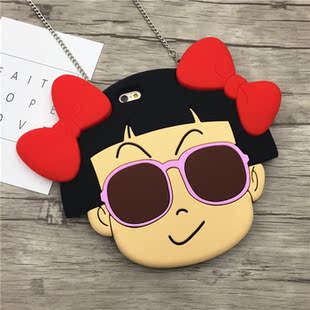chocoolate iq博士草菇妹妹iphone6s手机壳阿拉蕾苹果7plus硅胶套