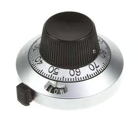 0-9多圈旋转电位器计数旋钮帽子 0-90数字精密微调带锁定刻度盘