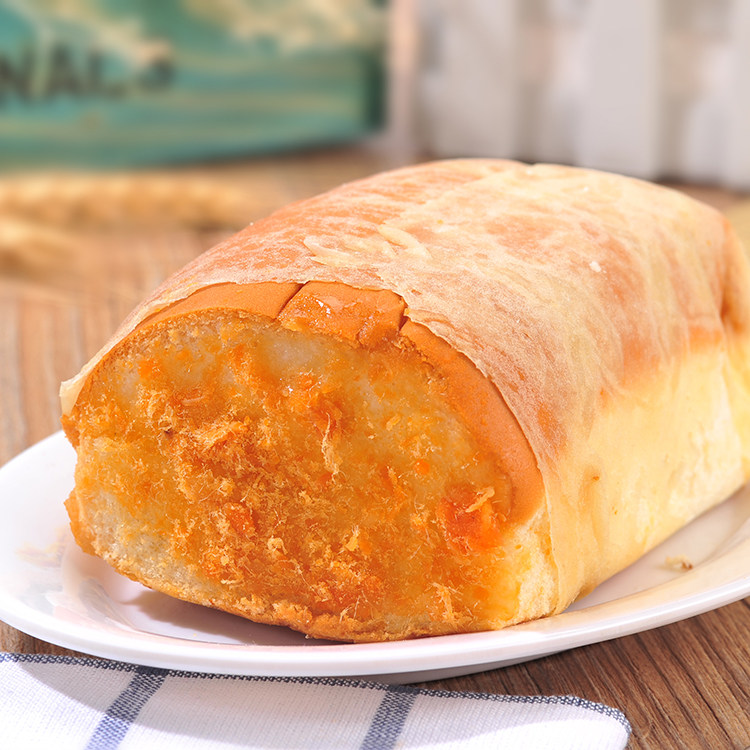 【天天特价】鸡蛋肉松面包奶油沙拉酱夹心面包糕点110g*18个包邮