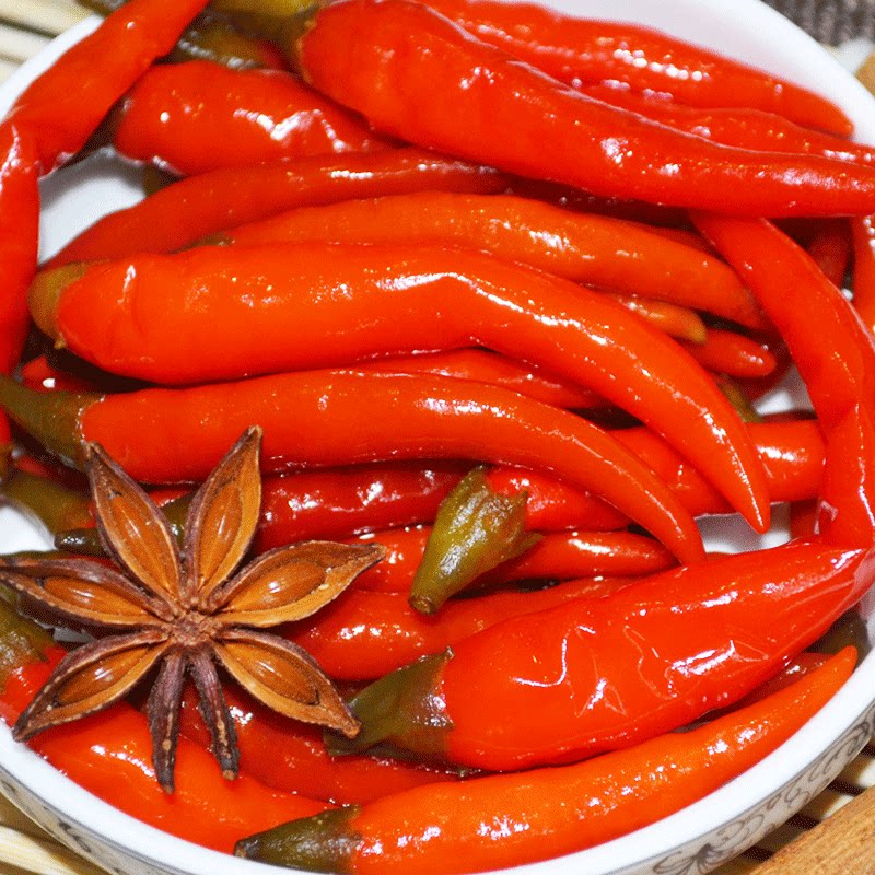 云南红泡椒小米辣1kg自制泡凤爪调味料剁椒鱼头酸辣椒下饭泡菜