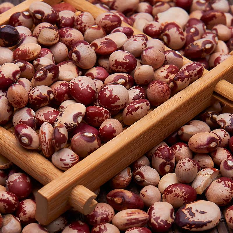 农家圆衣豆猫眼豆熊猫豆五谷杂粮花豆子五谷杂粮豇豆江豆500g包邮