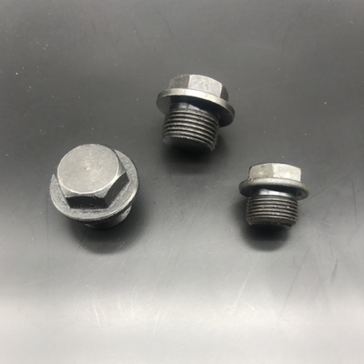 公制液压外六角法兰面堵头 油塞 螺塞 管堵 闷头m12x1 m12x1.25
