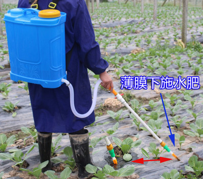 包邮背负式多功能液体施肥器水肥薄膜下手动施肥枪追肥器玉米蔬菜