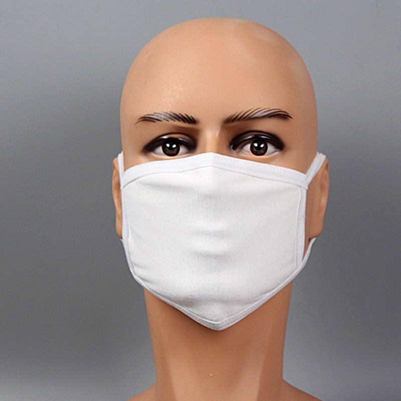 纯棉款 加厚纯棉白口罩口罩 防尘防晒柔软 劳保口罩加大款2层3层