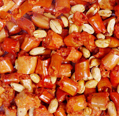 味思缘香辣酥 花生米干吃香酥油炸辣椒段香脆椒微辣零食180克