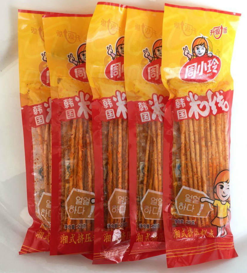 周小玲韩国米线辣条 休闲儿时麻辣零食面筋 办公室素食品小吃包邮