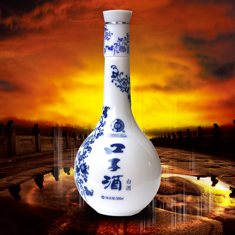 41度口子酒青花瓷 兼香型白酒 500ml
