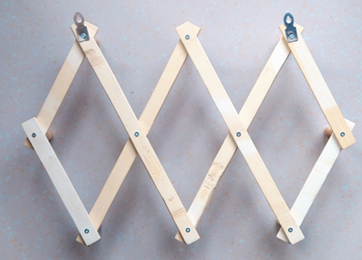 加长加大竹子木拉衣架伸缩木衣架