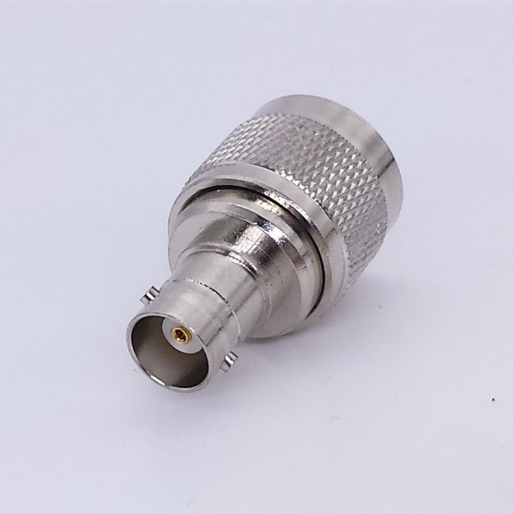 rf射频头同轴电缆转接头bnc母头转n型公头连接器连接头l16转换头