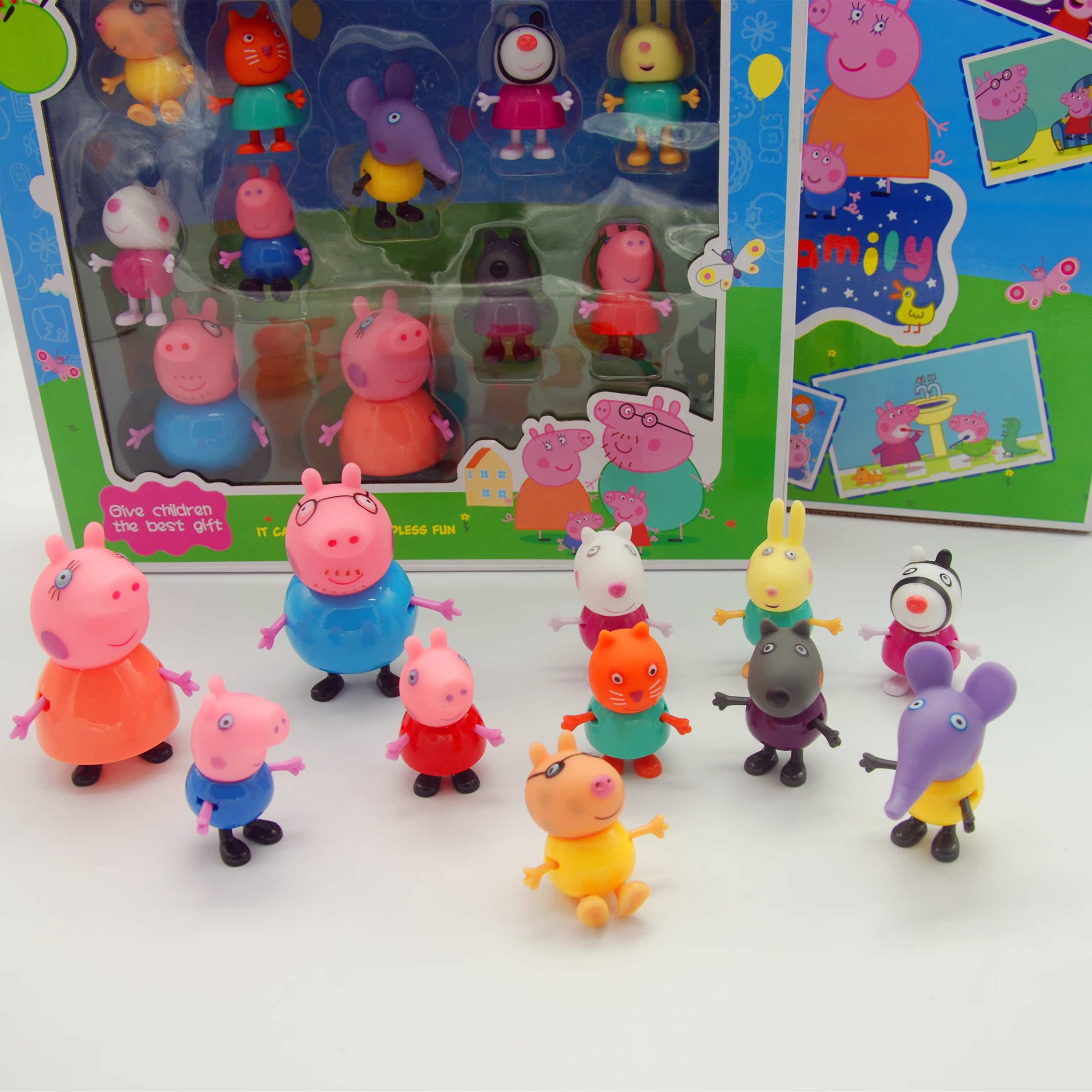 小豬佩奇peppapig佩佩豬小夥伴粉紅豬小妹兒童過家家玩具禮物套裝