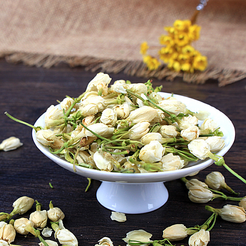 全场任选件5件包邮茉莉花茶 瓶装茉莉花苞特级淡香花草茶30g/瓶_爱酷