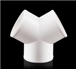 t形abs塑料三通 通风管道分支叉三通换气扇分管转接头100mm