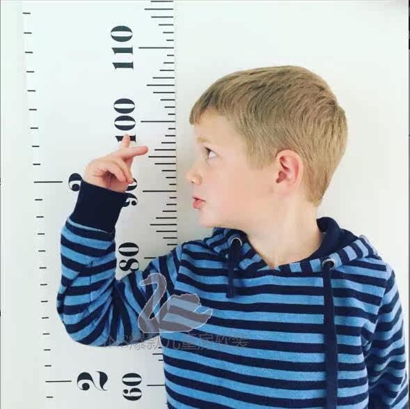 ins爆款北欧风格宝宝身高尺儿童房挂画装饰品拍摄道具婴儿测量尺