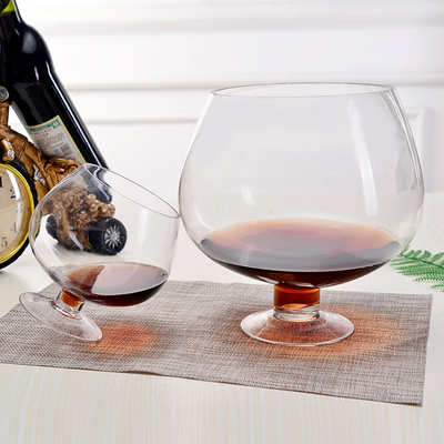 高脚杯红酒杯葡萄酒杯玻璃大杯子餐厅红酒加厚家用啤酒酒吧超大号