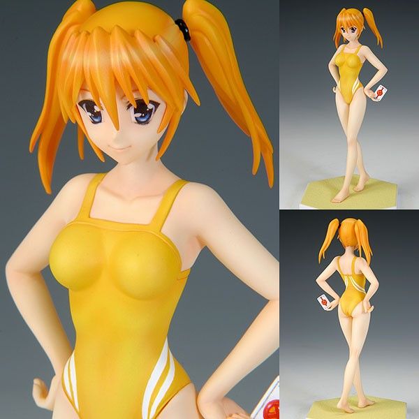 正品wave 魔法少女奈叶 蒂安娜·兰斯达 蒂娜 水着 动漫手办