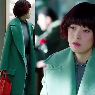 我的前半生罗子君同款秋冬反季清仓呢子大衣韩国中长款毛呢外套女