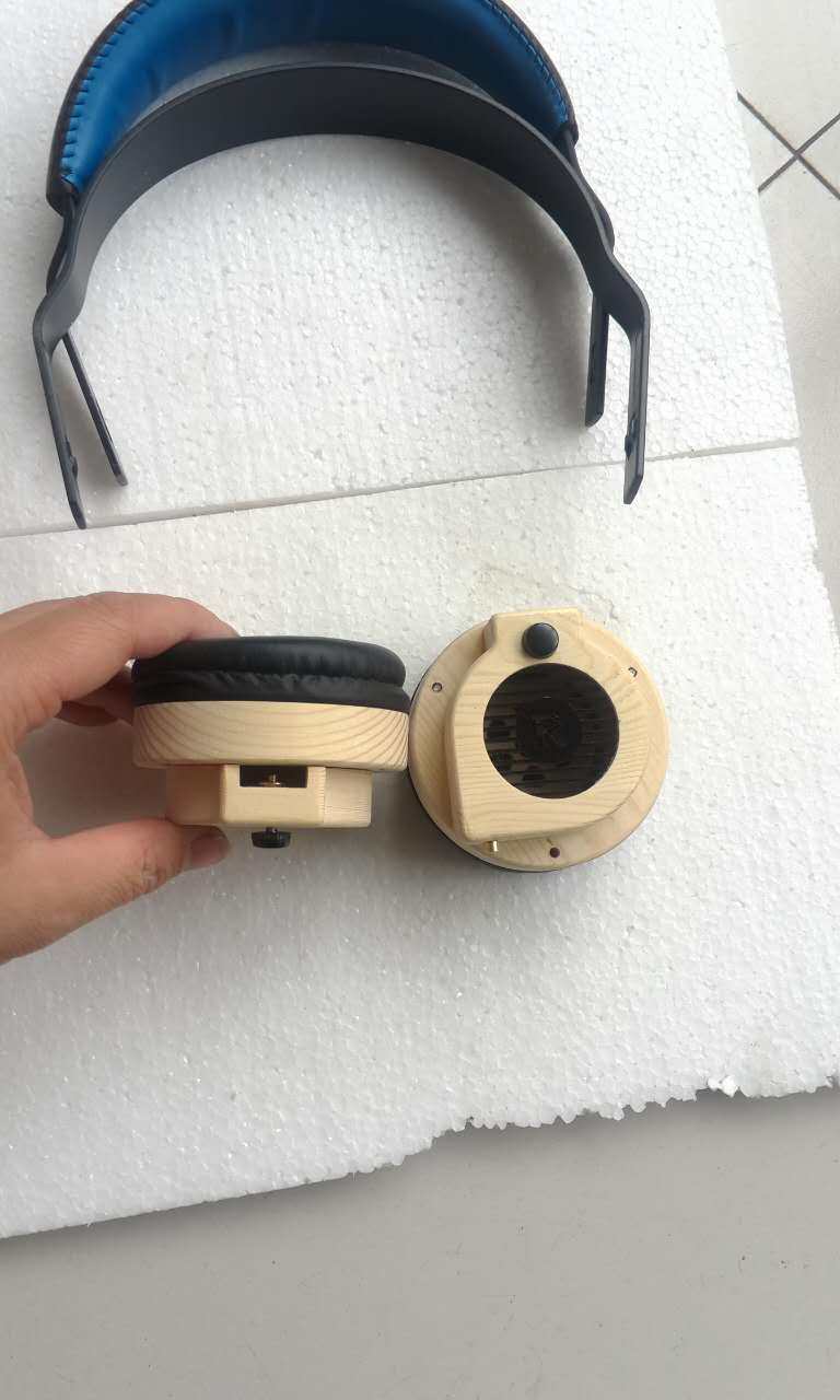 插针 全分体式耳机 木头 木质耳机外壳 40mm 50mm 53mm 单元 喇叭