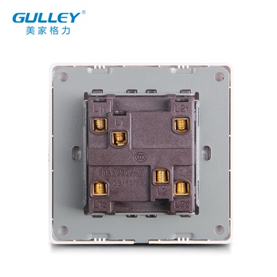 开双控按钮开关插座面板墙壁家用电源两开双开双联套餐_双氙车灯改装