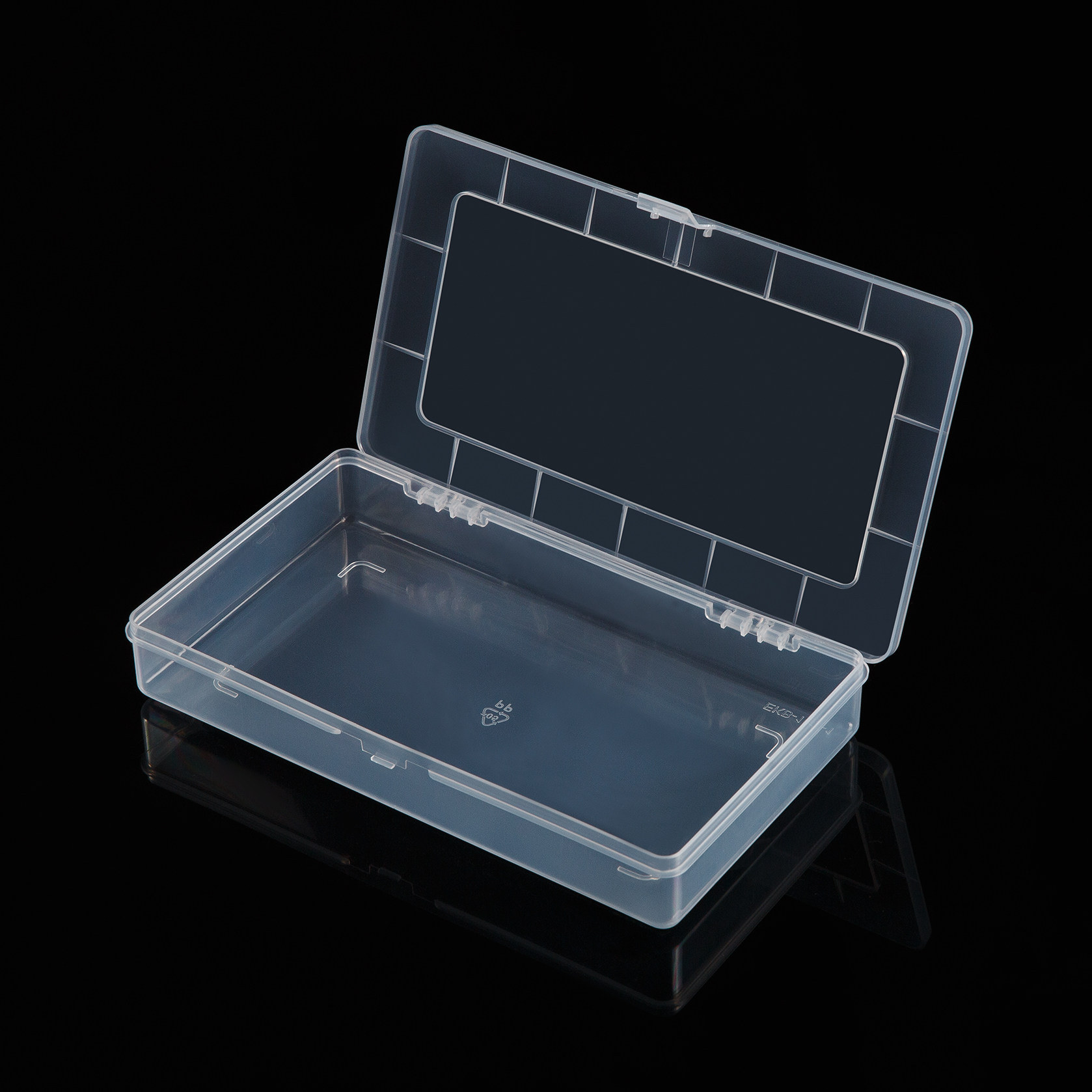 透明塑料收纳盒五金工具配件盒饰品盒零件盒样品包装盒长方形空盒