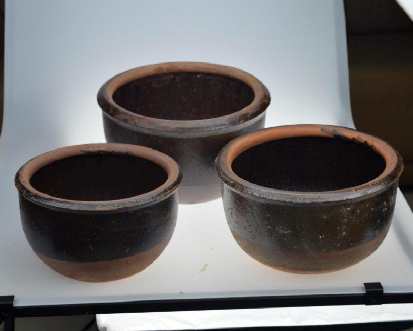 安仁特产擂茶钵 焦钵 抖辣椒钵 研磨碗 擂钵捣蒜器土钵碗中号送棒