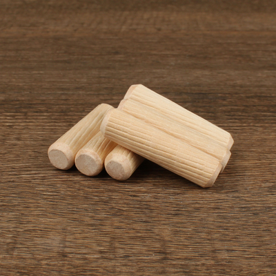 美科木钉木楔子家用木头实木木塞斜纹防松家具装饰m10*40mm圆木榫