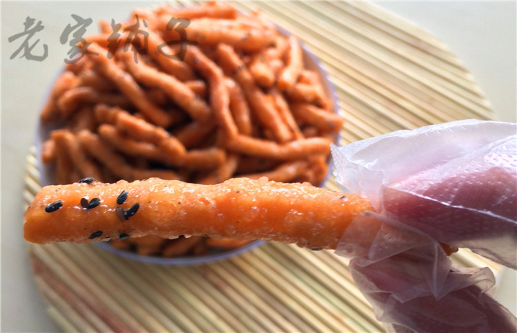 沭陽特產紅糖果子面零食糕點點心小油麻花張木果芝麻零食750g包郵