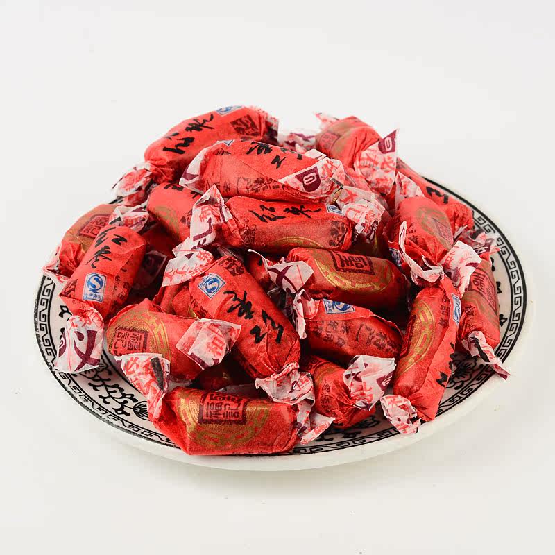 红枣饴糖正宗圣福记山东特产大红枣子饴软糖 红枣味高粱饴糖 500g