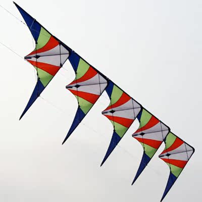 正品信天翁特技风筝 特技串 树脂杆 碳杆五连串 可额外配尾巴包邮