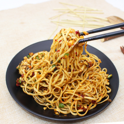 四川特产宜宾燃面正宗特色名小吃麻辣爽口小面非油炸挂面