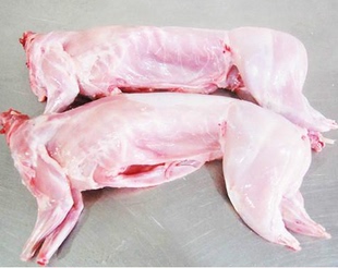 小陆特色菜网速新鲜冷冻生整兔肉酒店食材宴会席酒席19斤/箱7-9个