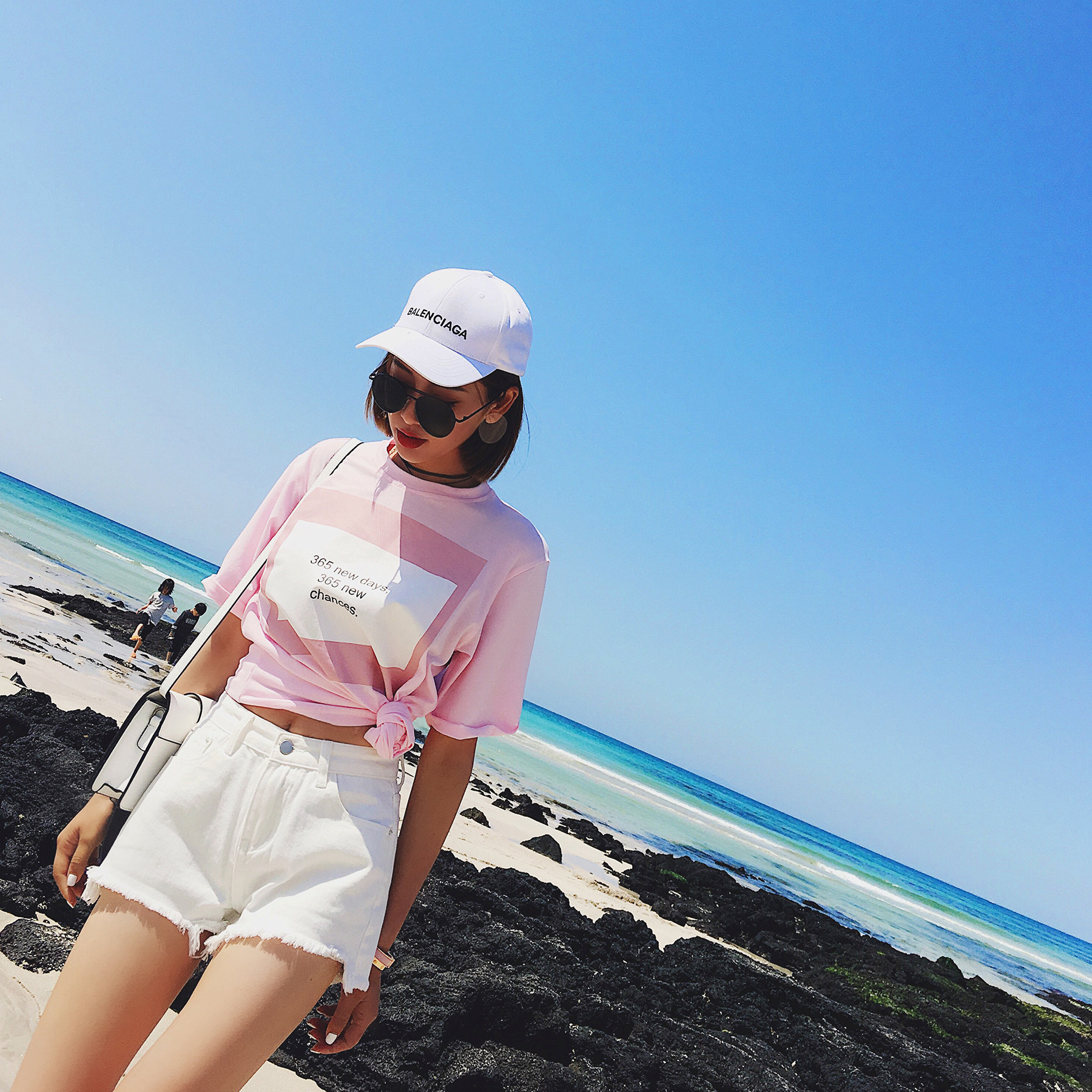 短袖t恤女生 夏 韩版